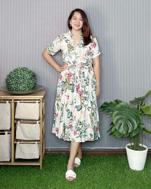 Pia Maxi Printed Dress 0185