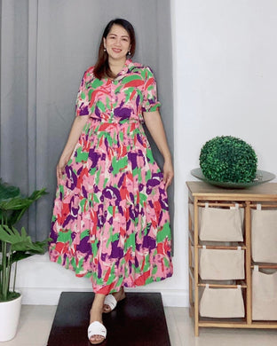 Bianca Maxi Printed Dress 0095