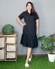 Load image into Gallery viewer, *Giana Plain Black Dress 0072