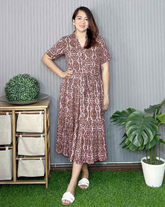 Pia Maxi Printed Dress 0183