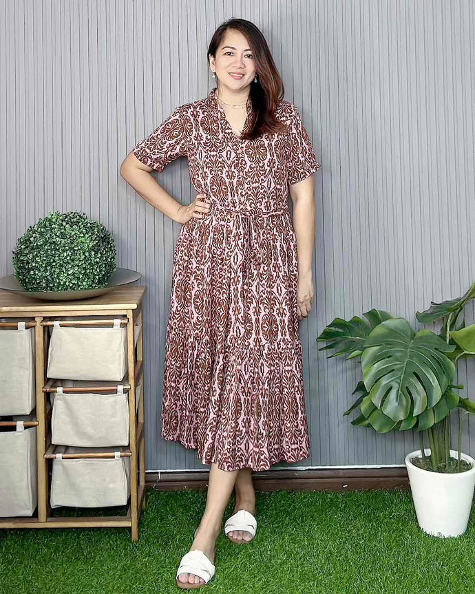 Pia Maxi Printed Dress 0183