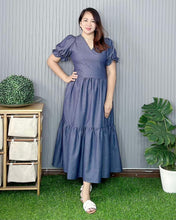 Load image into Gallery viewer, Ariana Maxi Soft Denim Dress 0017