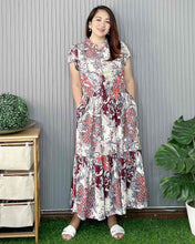 Load image into Gallery viewer, Bela Maxi Printed Dress 0040