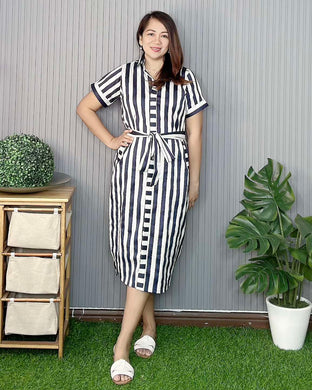 Eunice Striped  Dress 0005