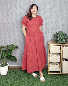 Atasha Plain Maxi  Dress 0019