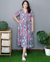 Load image into Gallery viewer, Grace Maxi Printed  Dress 0007