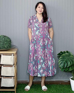 Grace Maxi Printed  Dress 0007