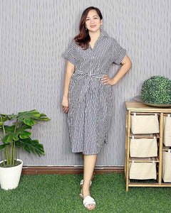 Camille Striped Dress 0010