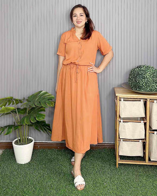 Sale! Donna Plain Rust Orange 0210