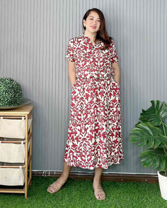 Carmie Maxi Printed Dress 0076