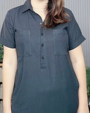 Load image into Gallery viewer, *Giana Plain Black Dress 0072