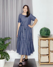 Load image into Gallery viewer, Mia Plain Soft Denim Dress 0003