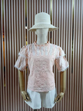 Load image into Gallery viewer, Sale! Bkk Eyelet Ruffles Blouse 0005