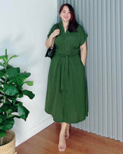 Load image into Gallery viewer, * Vera Plain Soft Linen Dress 0004