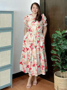 *Martha Maxi Printed Dress 0054