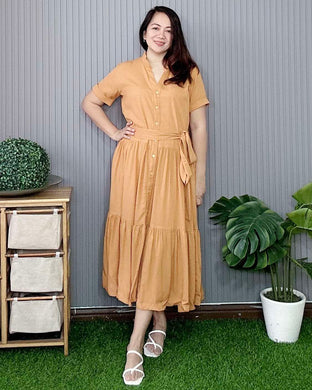 Pia Maxi Plain Dress 0204