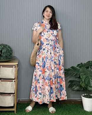 Sale! Bela Maxi Printed Dress 0089