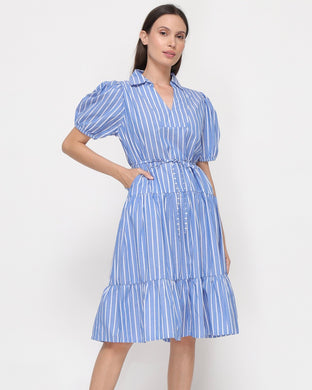 Sale! Krista Striped Dress 0054