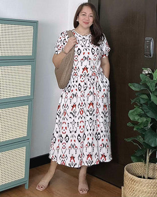 Alexa Printed Dress 0036