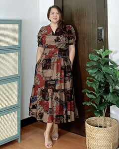 *Sigrid Maxi Printed Dress 0100