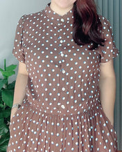 Load image into Gallery viewer, *Bianca Maxi Polka Dress 0304