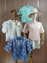 Load image into Gallery viewer, Sale! Bkk Eyelet Ruffles Blouse 0005