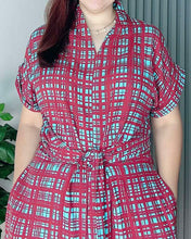 Load image into Gallery viewer, * Vera Checkered Dress 0013