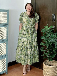 *Martha Maxi Printed Dress 0052