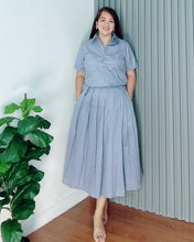 Load image into Gallery viewer, Trisha Premium Linen Top and Skirt Coordinates 0025