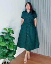 Load image into Gallery viewer, *Julia Maxi Eyelet Embroidered Dress 0045