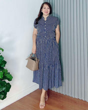 Load image into Gallery viewer, *Bela Maxi Striped Dress 0177