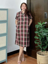 Load image into Gallery viewer, *Bea Checkered Dress 0422