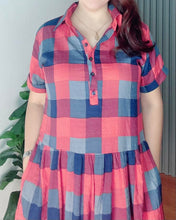 Load image into Gallery viewer, *Ara Checkered Dress 0018