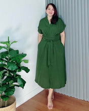 Load image into Gallery viewer, * Vera Plain Soft Linen Dress 0004