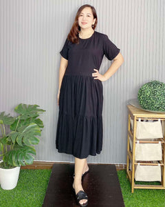 Mia Maxi Plain Dress 0008