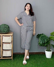 Load image into Gallery viewer, Ada Checkered Navy Blue Coordinates 0008