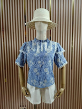 Load image into Gallery viewer, Sale! Bkk Eyelet Ruffles Blouse 0005