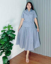 Load image into Gallery viewer, Trisha Premium Linen Top and Skirt Coordinates 0025