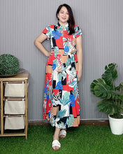 Load image into Gallery viewer, Bela Maxi Printed Dress 0077