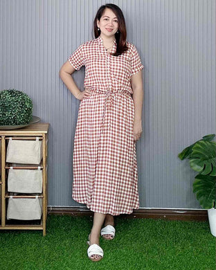 Sale! Donna Checkered Dress 0233