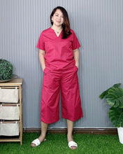 Load image into Gallery viewer, Ada Plain Red Poplin Coordinates 0004