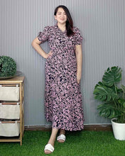 Load image into Gallery viewer, Diana Maxi Printed Dress 0001