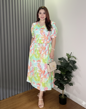 Load image into Gallery viewer, Sale! Andi Drawstring Printed Dress 0045