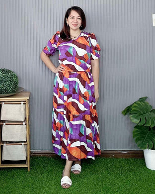 Sale! Martha Maxi Printed Dress 0001