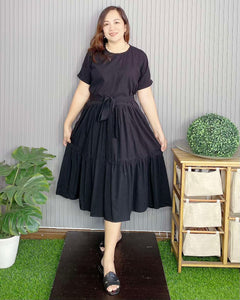 Mia Maxi Plain Dress 0008