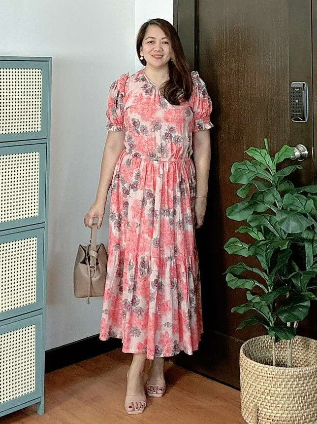 *Martha Maxi Printed Dress 0055