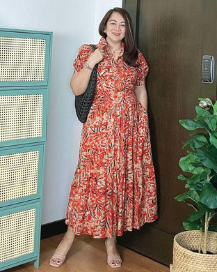 Diana Maxi Printed Dress 0092