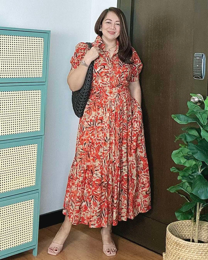 Diana Maxi Printed Dress 0092