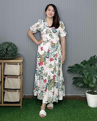 Sale! Ariana Maxi Printed Dress 0064
