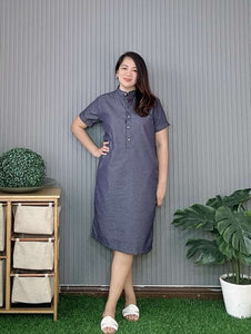 Cherry Soft Denim Dress 0008